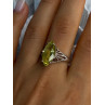 925 Sterling Silver Peridot Ring Size 9.5
