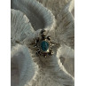 925 Sterling Silver Turtle Turquoise Ring Size 6.5