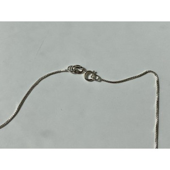 925 Sterling Silver Mother of pearl Chain with Pendant Italy