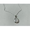 925 Sterling Silver Mother of pearl Chain with Pendant Italy