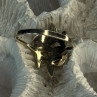 925 Sterling Silver Leaves Ring Size 9