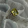 925 Sterling Silver Lemon Quartz Ring Size 8