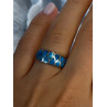 925 Sterling Silver Turquoise Ring Size 7