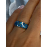 925 Sterling Silver Turquoise Ring Size 7