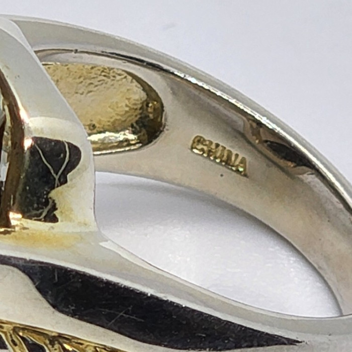 925 Sterling Silver Quartz Ring Size 7