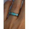 Vintage 925 Sterling Silver Turquoise Ring Size 7