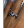 Elegant Design 925 Sterling Silver Beryl Ring Size 7.5