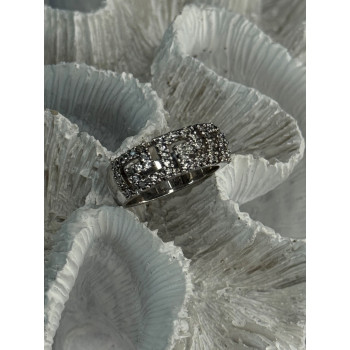 Elegant Design 925 Sterling Silver Beryl Ring Size 7.5