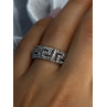 Elegant Design 925 Sterling Silver Beryl Ring Size 7.5