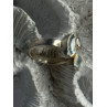 925 Sterling Silver Blue Topaz Ring Size 7