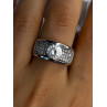Elegant Design 925 Sterling Silver Cz Ring Size 10