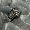 Elegant Design 925 Sterling Silver Cz Ring Size 10