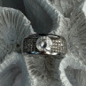Elegant Design 925 Sterling Silver Cz Ring Size 10
