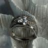Elegant Design 925 Sterling Silver Cz Ring Size 10