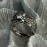 Elegant Design 925 Sterling Silver Cz Ring Size 10
