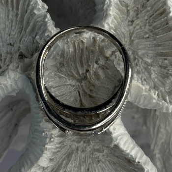 Elegant Design 925 Sterling Silver Cz Ring Size 10