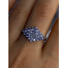 925 Sterling Silver Tanzanite Ring Size 9