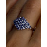 925 Sterling Silver Tanzanite Ring Size 9