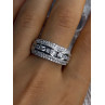 Beautiful Design 925 Sterling Silver Cz Ring Size 11
