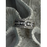 Beautiful Design 925 Sterling Silver Cz Ring Size 11