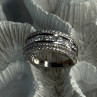 Beautiful Design 925 Sterling Silver Cz Ring Size 11