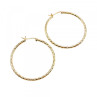925 Sterling Silver Gold Plated Hoop Earrings