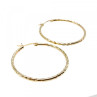925 Sterling Silver Gold Plated Hoop Earrings