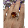 925 Sterling Silver Heliodor & Marcasite 