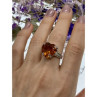 925 Sterling Silver Heliodor & Marcasite 