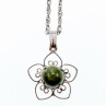 925 Sterling Silver Agate Chain With Pendant
