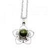 925 Sterling Silver Agate Chain With Pendant
