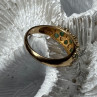 10K Yellow Gold Ring Emerald & Diamond Size 6