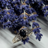 925 Sterling Silver Spinel Ring Size 8