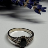 925 Sterling Silver Spinel Ring Size 8