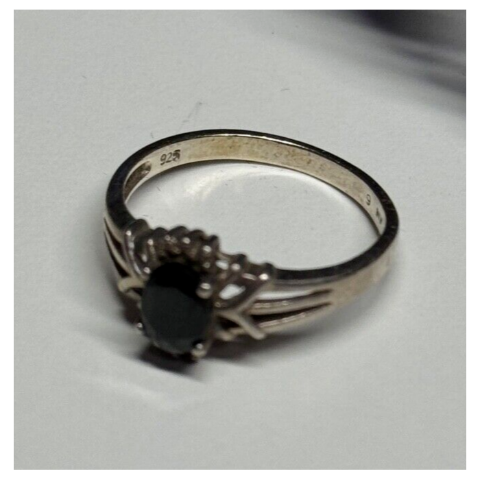 925 Sterling Silver Spinel Ring Size 8