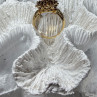 14K Yellow Gold Ring Garnet Flower Size 5