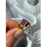 14K YELLOW GOLD RING RUBY SIZE 2.5