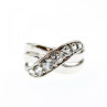 925 Sterling Silver Aquamarine Ring Size 6.5