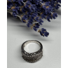 925 Sterling Silver Sapphire Ring Size 6