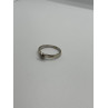 10K WHITE GOLD DIAMOND HEART  RING SIZE 6