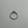 10K White Gold Diamond Heart Ring Size 6