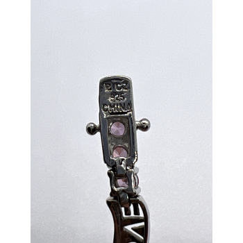 925 STERLING SILVER  PINK CZ 
