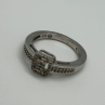 925 Sterling Silver White Sapphire Ring Size 6