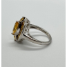 925 STERLING SILVER CITRINE RING SIZE 6.5