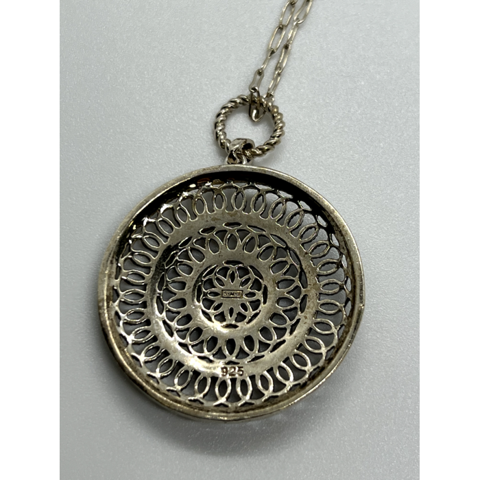 925 STERLING SILVER  MARCASITE NECKLACE