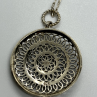 925 Sterling Silver Marcasite Necklace