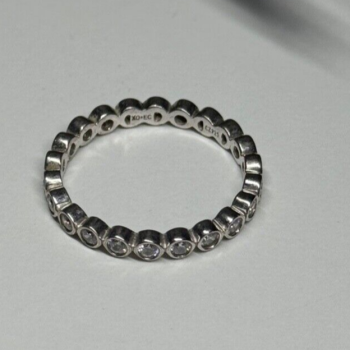 925 Sterling Silver CZ Ring Size 7.5