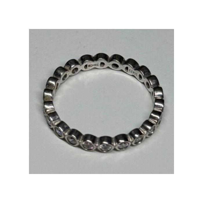 925 Sterling Silver CZ Ring Size 7.5