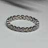 925 Sterling Silver CZ Ring Size 7.5