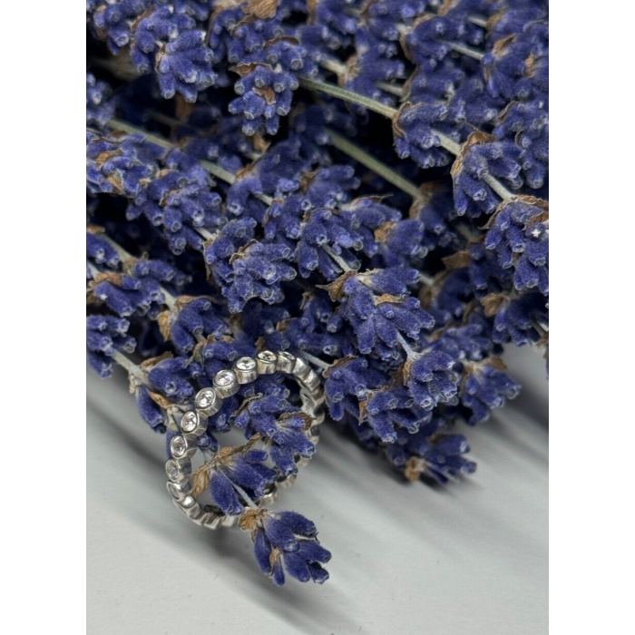 925 Sterling Silver CZ Ring Size 7.5